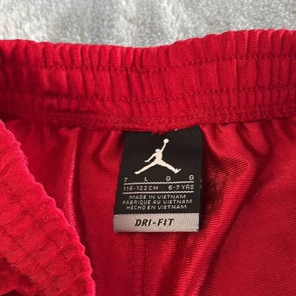 Jordan Dri-FIT Red Shorts. Size 7 - Picture 6 of 6